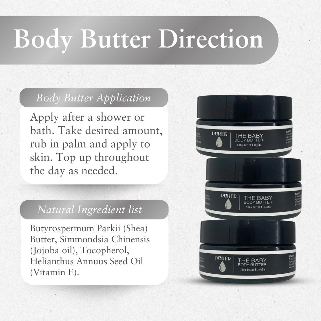 BePurer — Shea + Jojoba Body Butter (Fragrance-Free)
