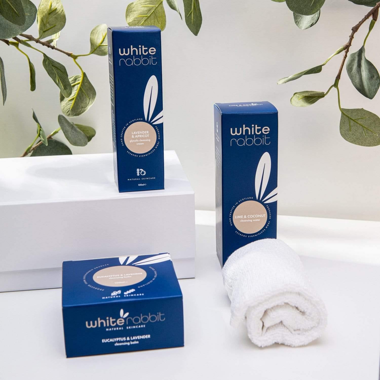 White Rabbit Skincare — The Cleansing Gift Box | Vegan Cleansing Routine Set
