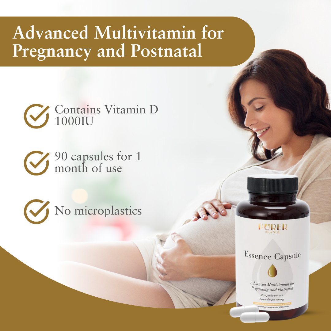 BePurer — The Essence Capsule (Prenatal & Postnatal Multivitamin + Choline)
