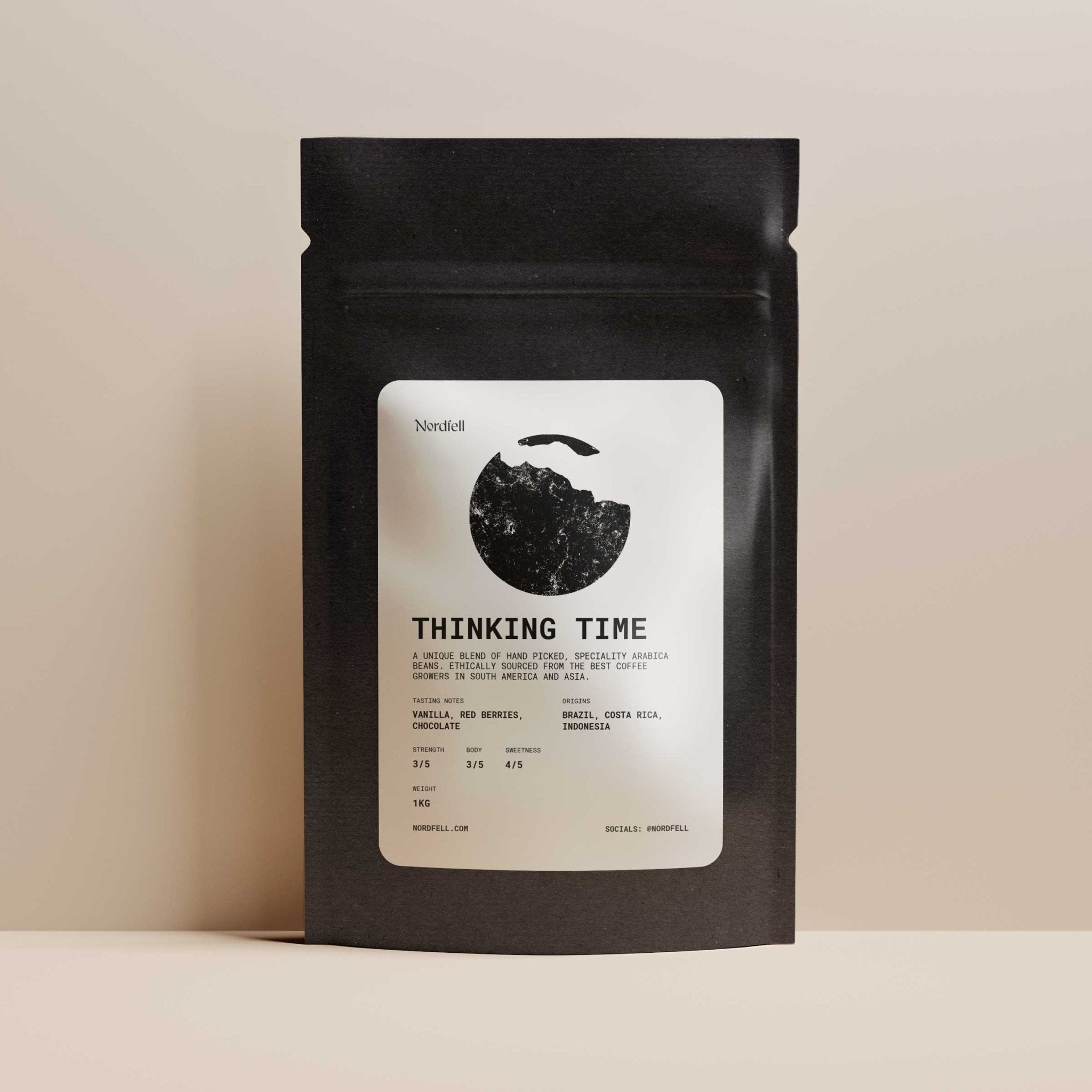 Thinking Time — Specialty Arabica Blend (Medium Roast) — 1kg