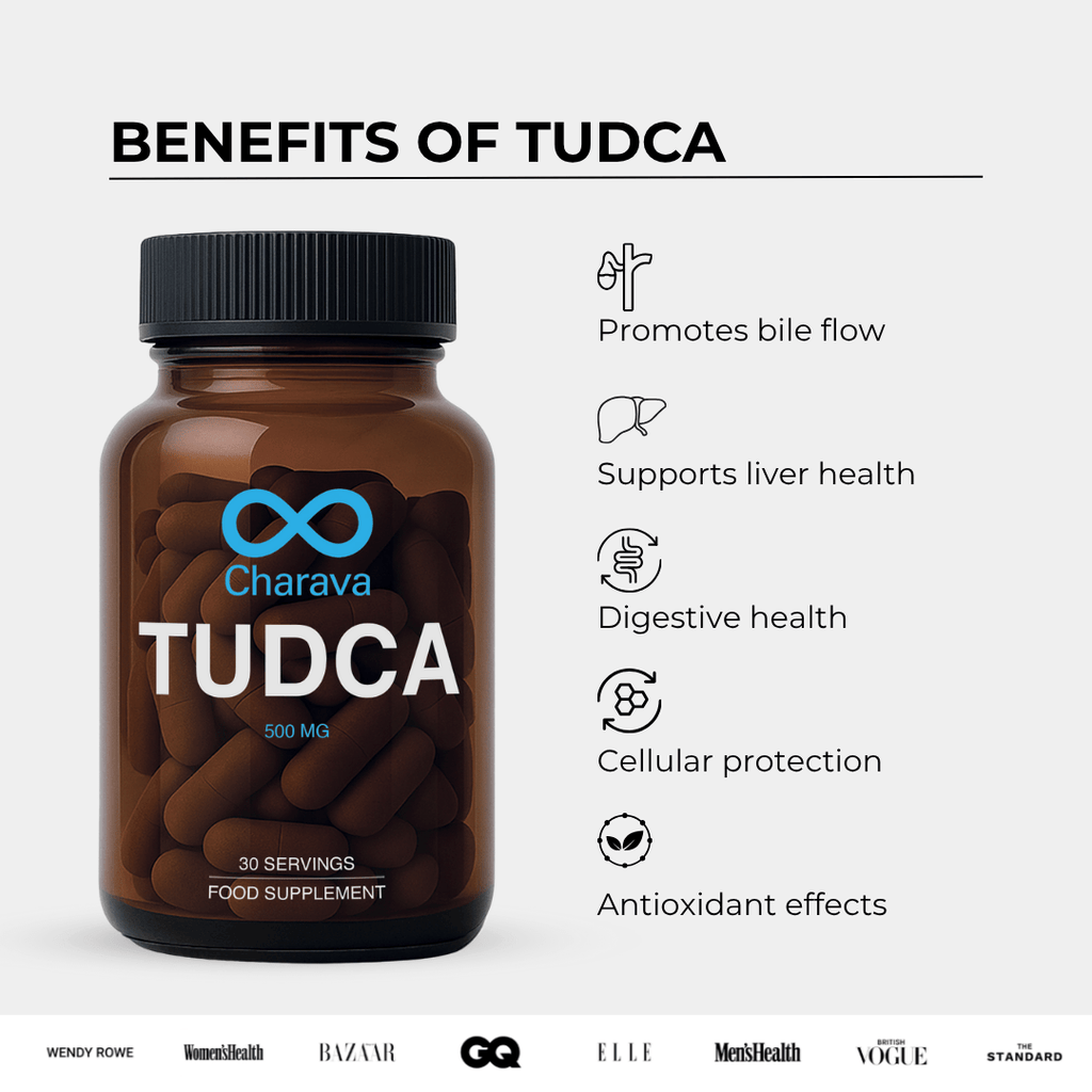 Charava UK — TUDCA (Tauroursodeoxycholic Acid) Capsules